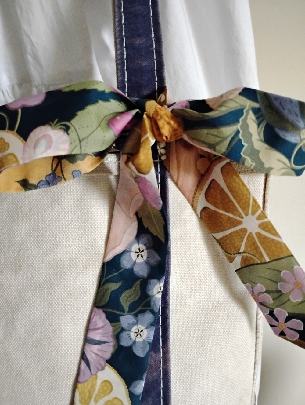 Liberty Art Fabric Tana Lawn Super Skinny Scarf Jillie Colorful Botanical Floral - Picture 6 of 10